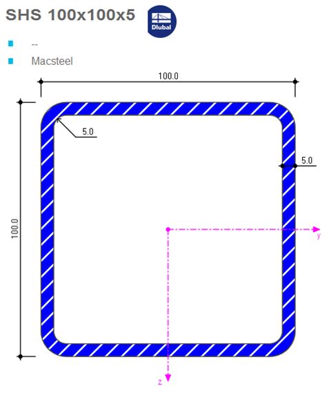 100x100 box section steel|100x100x5 shs kg m.